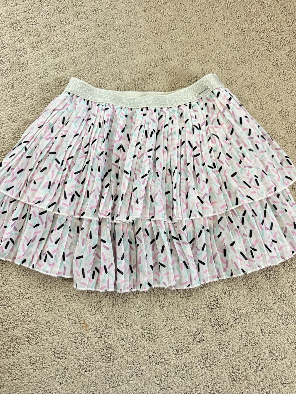 American Girl Pleated Tiered Skirt